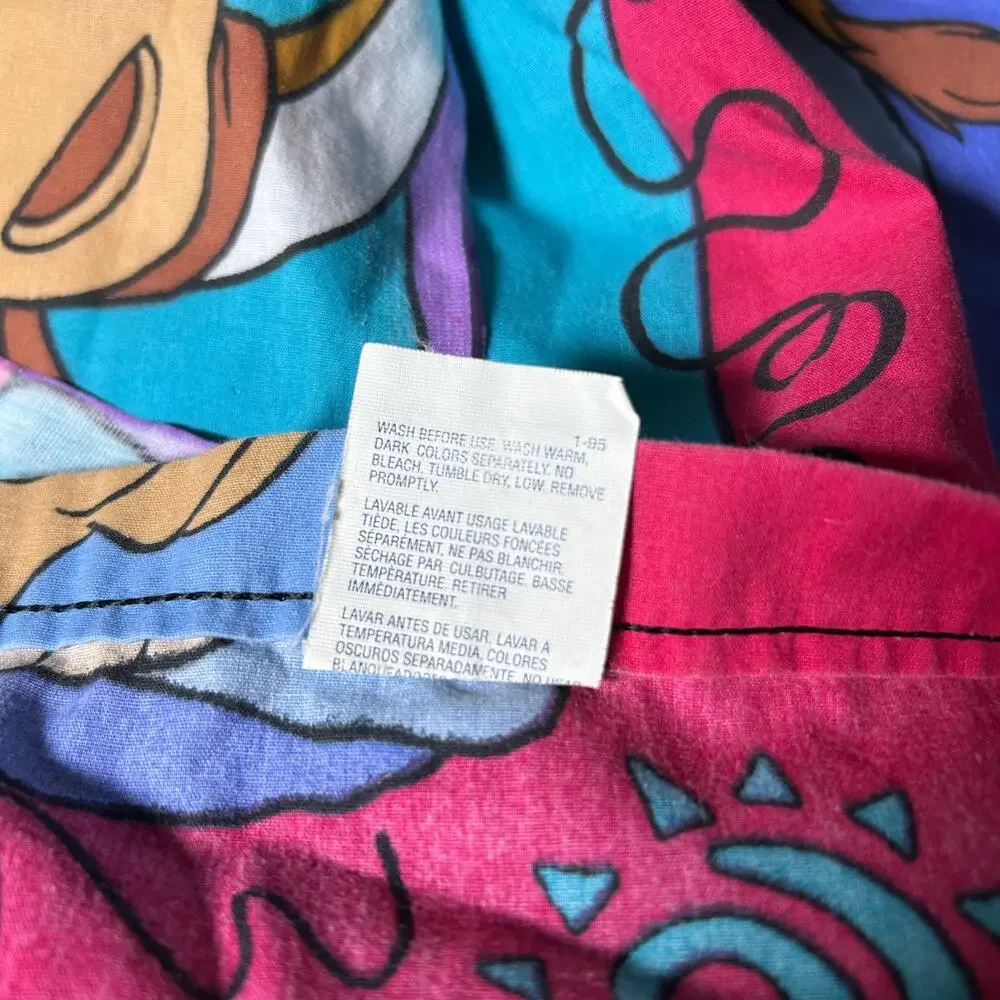 lion king twin flat sheet, disney, vintage, 90s